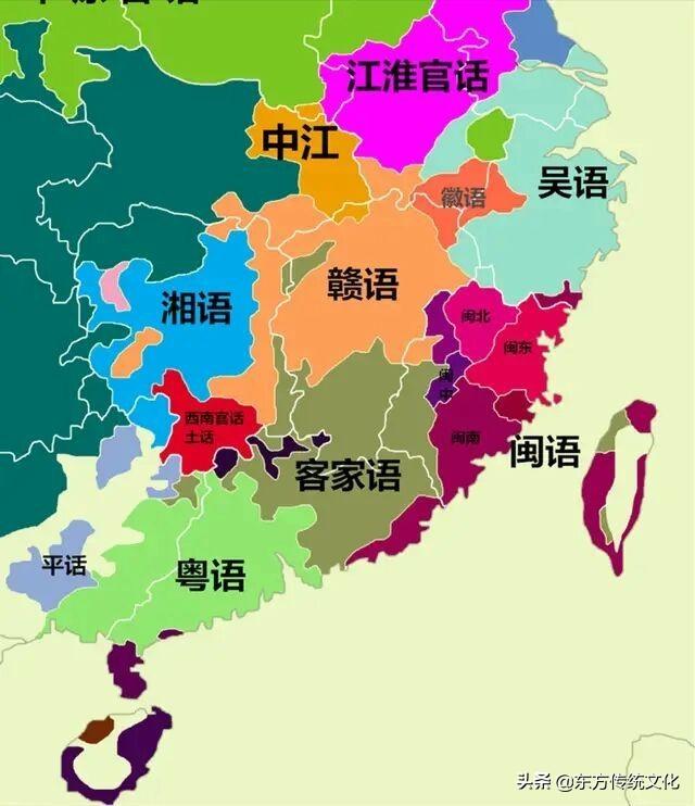 河北方言分布图图片