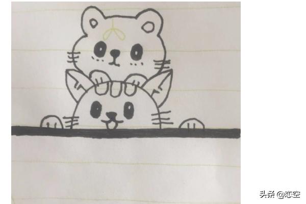 小狗的简笔画图片大全,简笔画小狗和小猫的画法？