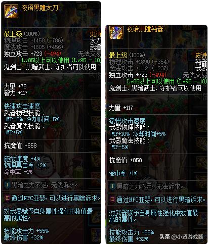 DNF目前95版本伤害最大化的必备装备都有哪些？