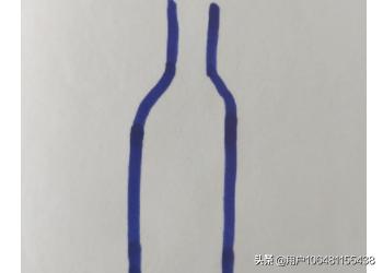 葡萄酒简笔画，瓶装白酒用简笔画怎么画？