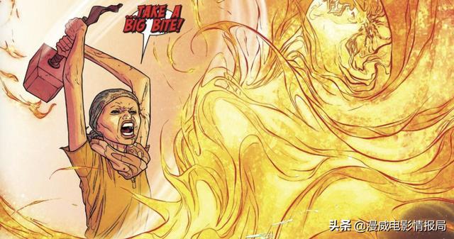 众神回归笨狗漫画:可以和奥丁打成平手的女雷神，为啥治不好癌症？