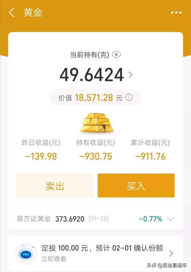 黄金持续下跌！2021年能跌下300吗(2022黄金会跌到300吗)