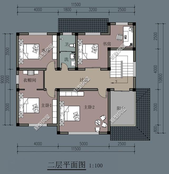 2022年地基寬11.6米,長11.2米,該怎麼設計一棟房子?