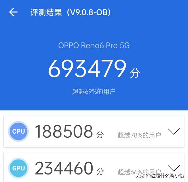 Reno6 Pro的天玑1200跑分多少？和骁龙比如何？