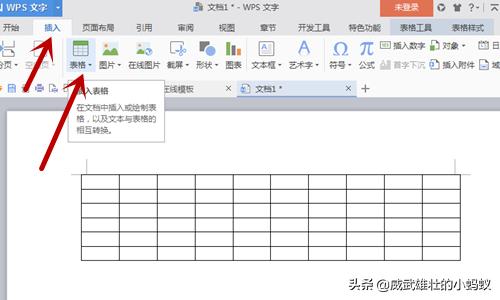 word怎么制作三线表，WPS文字Word中如何制作三线表格