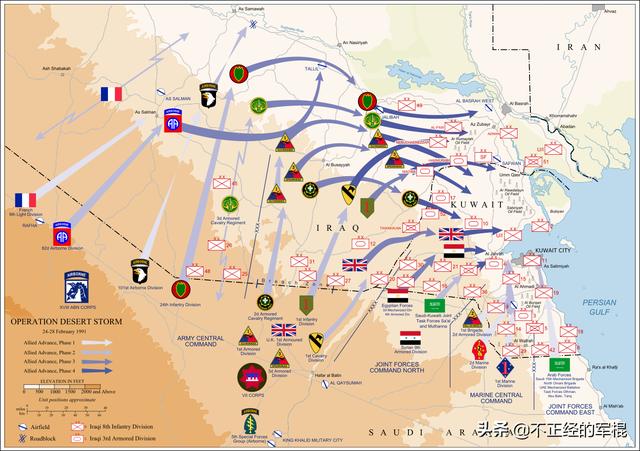 海湾战争中美军为何不直接摧毁伊拉克共和国卫队而是给其留一条生路
