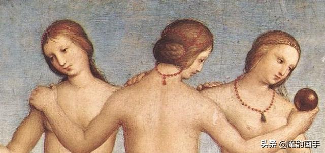 上西惠：油画大师拉斐尔的《美惠三美神》是怎么创作出来的？