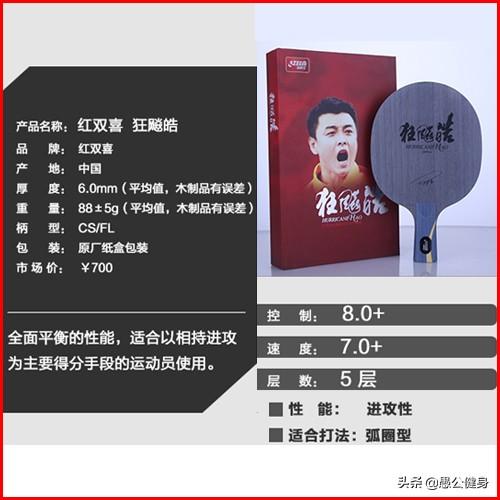 千元以内的乒乓球直拍，适合中年人体力的，性价比高一些的有哪些选择？插图10