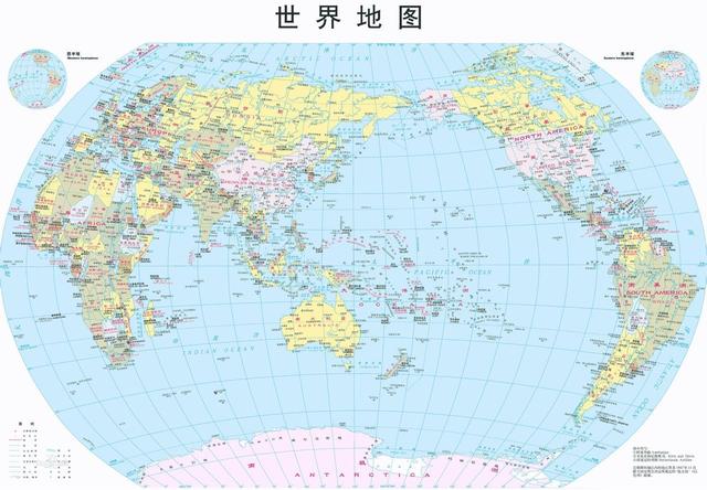 地图看世界纵观大格局图片