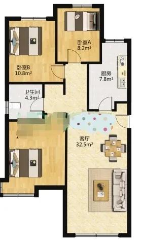 选择中户106平还是东户110平的？插图50