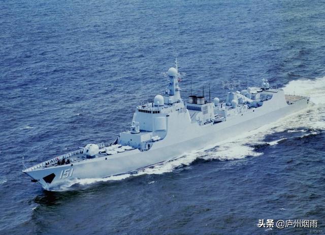 052c型驱逐舰151郑州舰焦作舰开封舰163焦作舰2021年3月加入南部战区