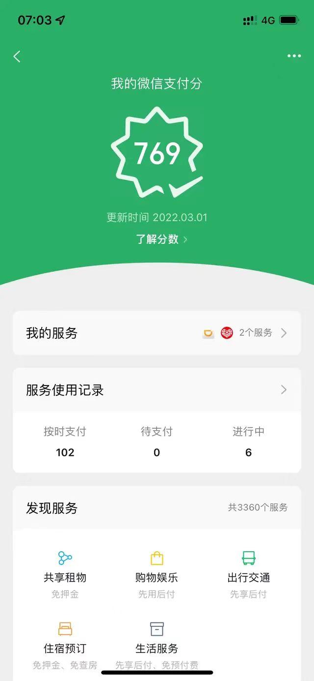 如何提升微信支付分？