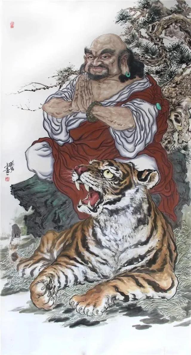 十八罗汉中,有伏虎罗汉!
