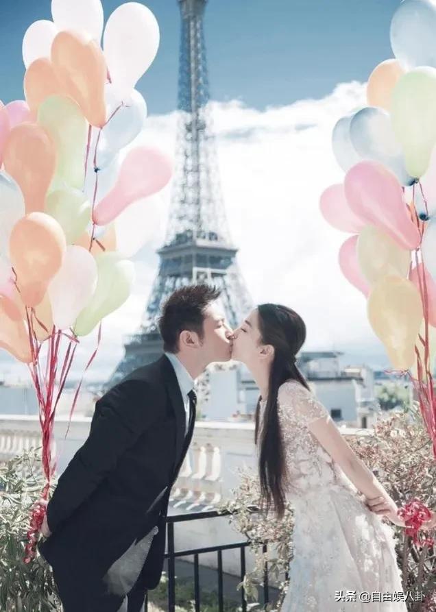 林心如的老公结婚照:娱乐圈中哪一对的结婚照是你最喜欢的呢。 ​​​​