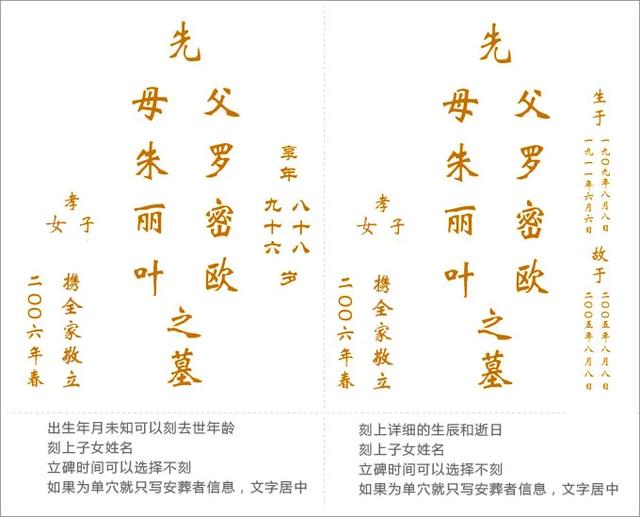 新逝农村老人的墓牌刻字,该不该有以前去世儿子的名字? - 网络百科