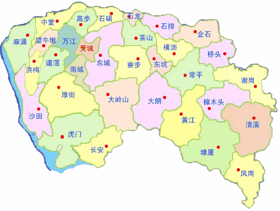 东莞的建成区是如何做到如此庞大的？