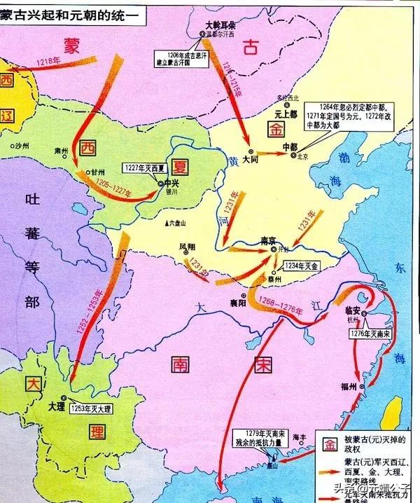 为什么蒙古灭南宋用了四十多年？