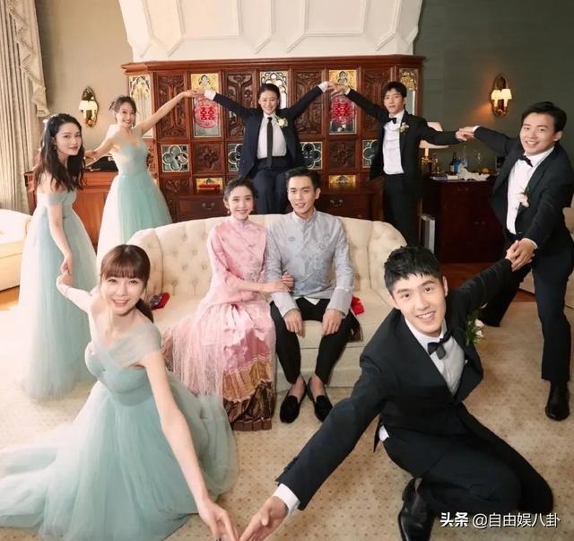 林心如的老公结婚照:娱乐圈中哪一对的结婚照是你最喜欢的呢。 ​​​​