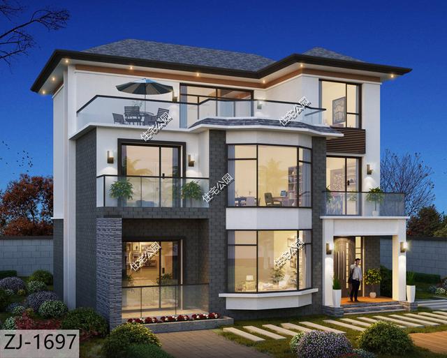 现在农村建一栋120平的三层半小洋房要多少钱呢?