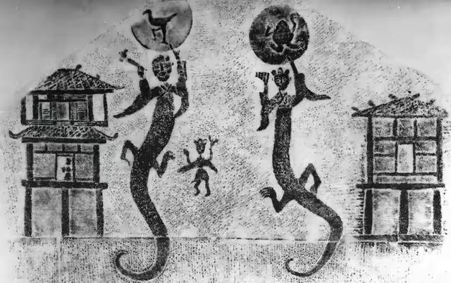 起初是雄性激素,就是那点精灵魂气.公母异性的交配,如是天地气血融合.