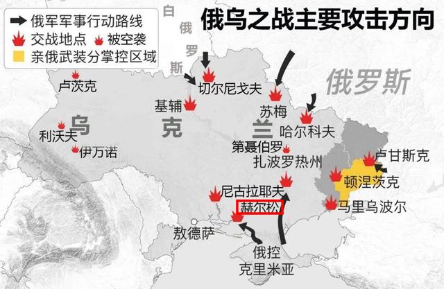 俄乌兵力部署图图片