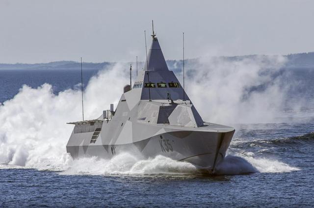 Visby-class frigate with outstanding stealth performance to meet the ...