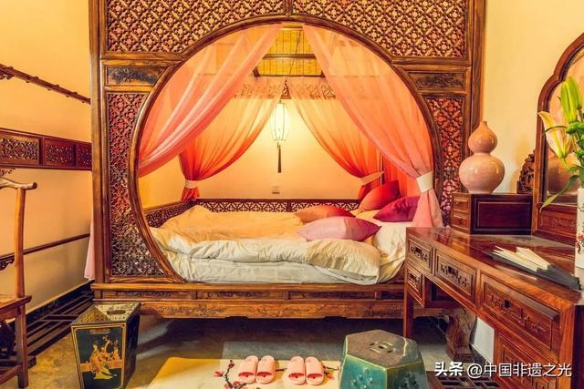 safari bed in chinese