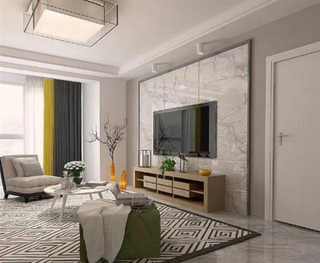 不做吊顶，电视墙怎么设计？插图80