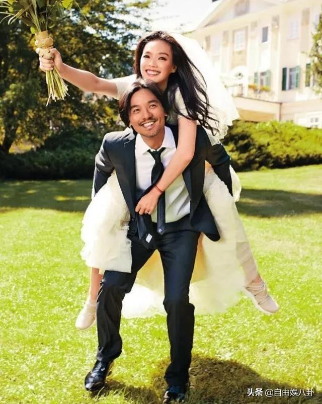 林心如的老公结婚照:娱乐圈中哪一对的结婚照是你最喜欢的呢。 ​​​​