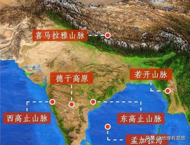 喜马拉雅山地图,印度地理上的死穴在哪里?