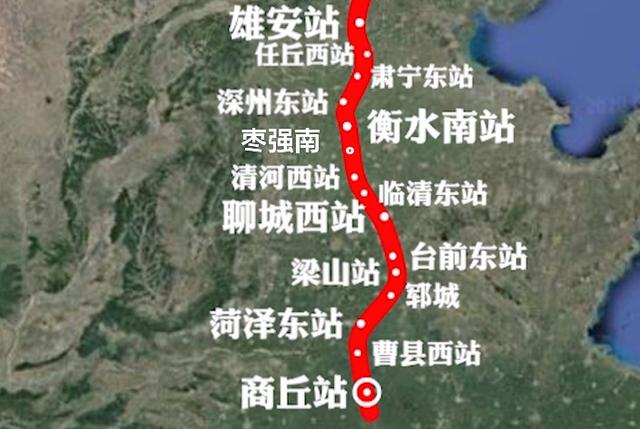 高铁安丘详细路线图图片