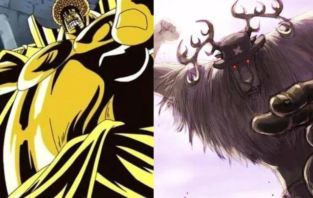 乔巴吃的是人人果实 人型  战国吃的是人人果实 幻兽种  大佛形态