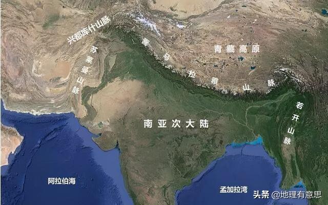 喜马拉雅山地图印度地理上的死穴在哪里