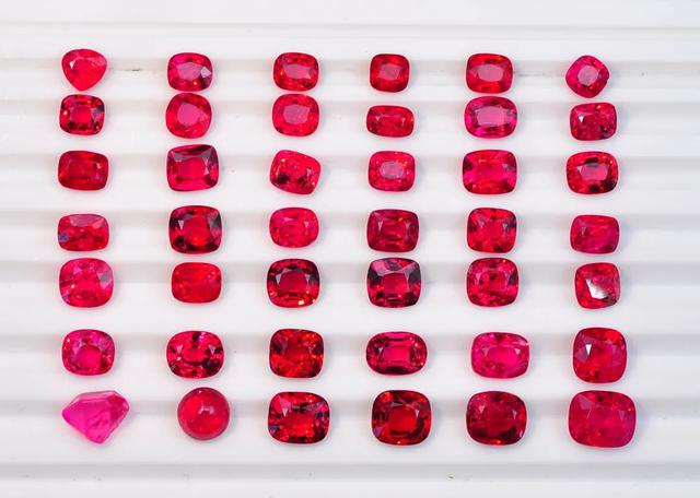 红宝石图片欣赏,为什么感觉尖晶比红宝好看多了？