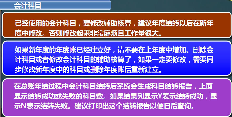 用友软件T6年结流程