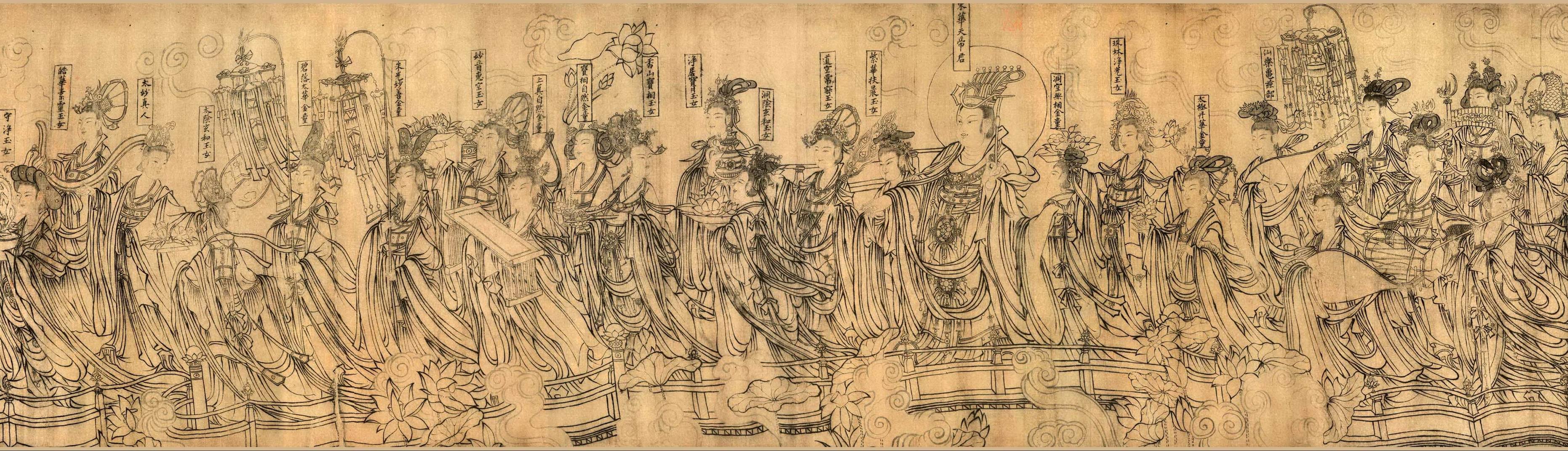 宋 武宗元《朝元仙杖图》