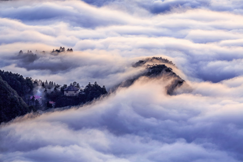 美哉：庐山的云雾、云海、云瀑！