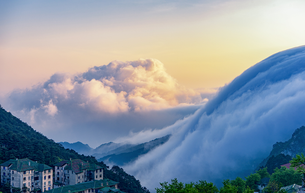 美哉：庐山的云雾、云海、云瀑！