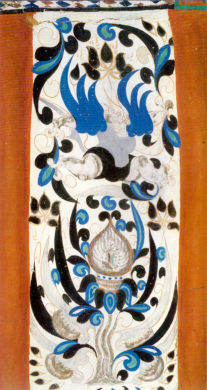 敦煌莫高窟的壁画闻名中外这不仅是敦煌壁画植物