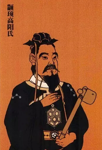 颛顼贤德,被后人尊敬,称为颛帝.