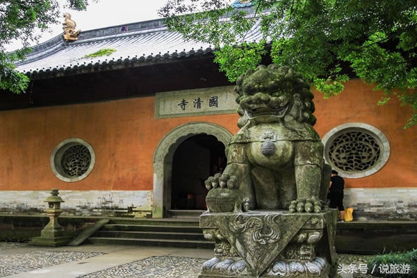 天台山国清寺,这5a景区堪称"旅游界的一股清流"!