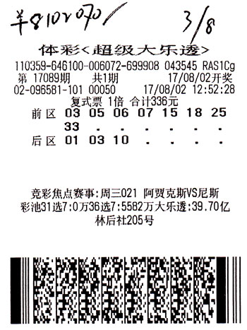 15年彩民“8+3”复式票中体彩810万：大乐透复式期期不落