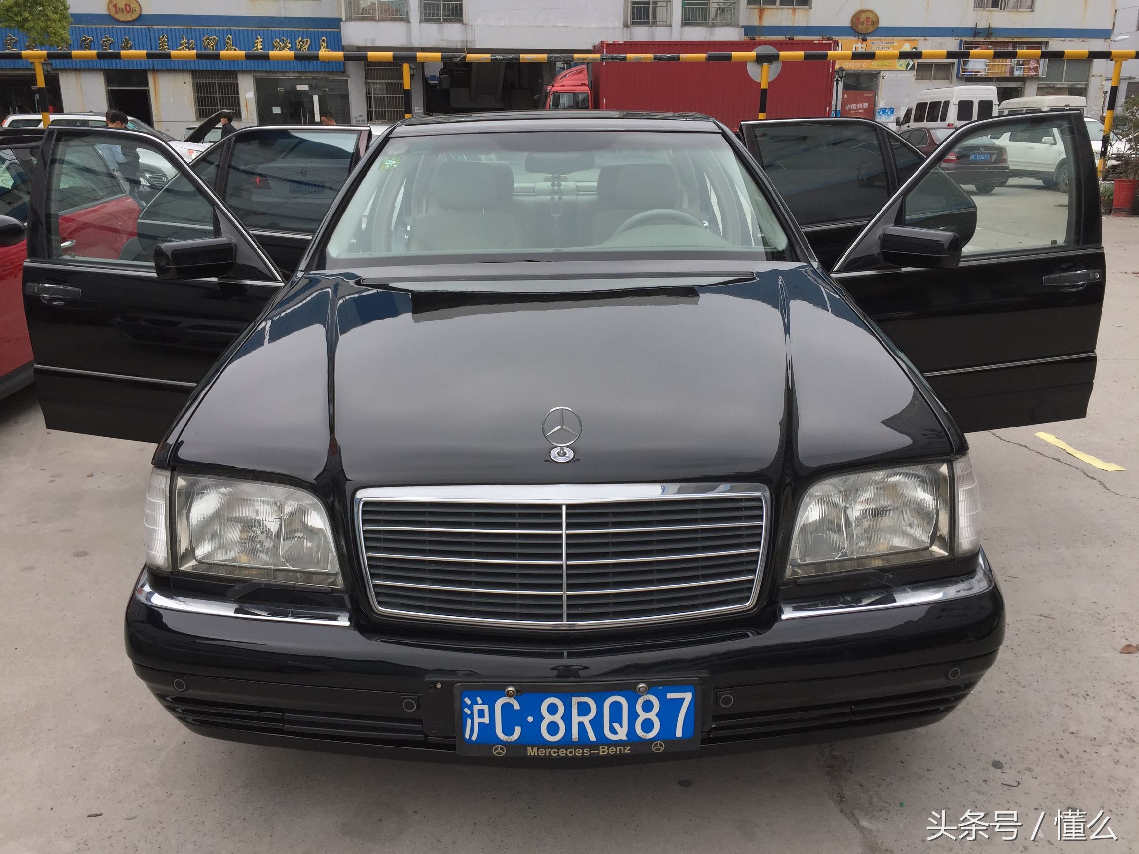 erlang 淘车 00年经典虎头奔驰s320