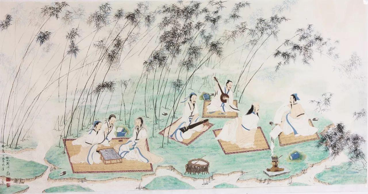 "竹林七贤"的领袖人物嵇康