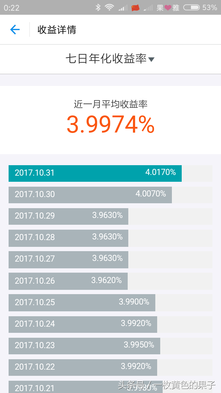 各大银行存款利息不足余额宝的十分之一，定期也不足余利宝的一半