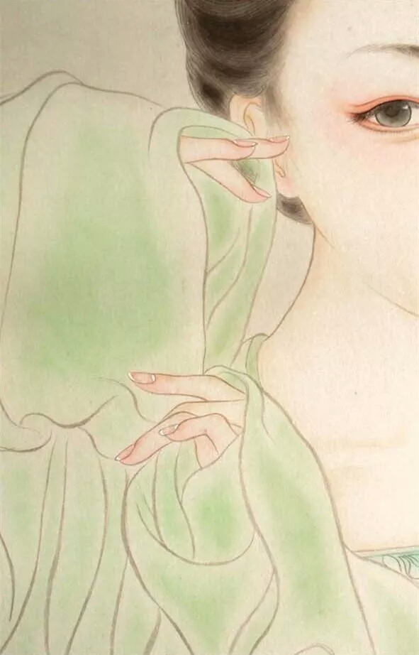 古风版纤纤玉手怎么画