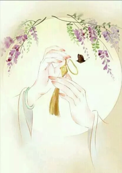 古风版纤纤玉手怎么画