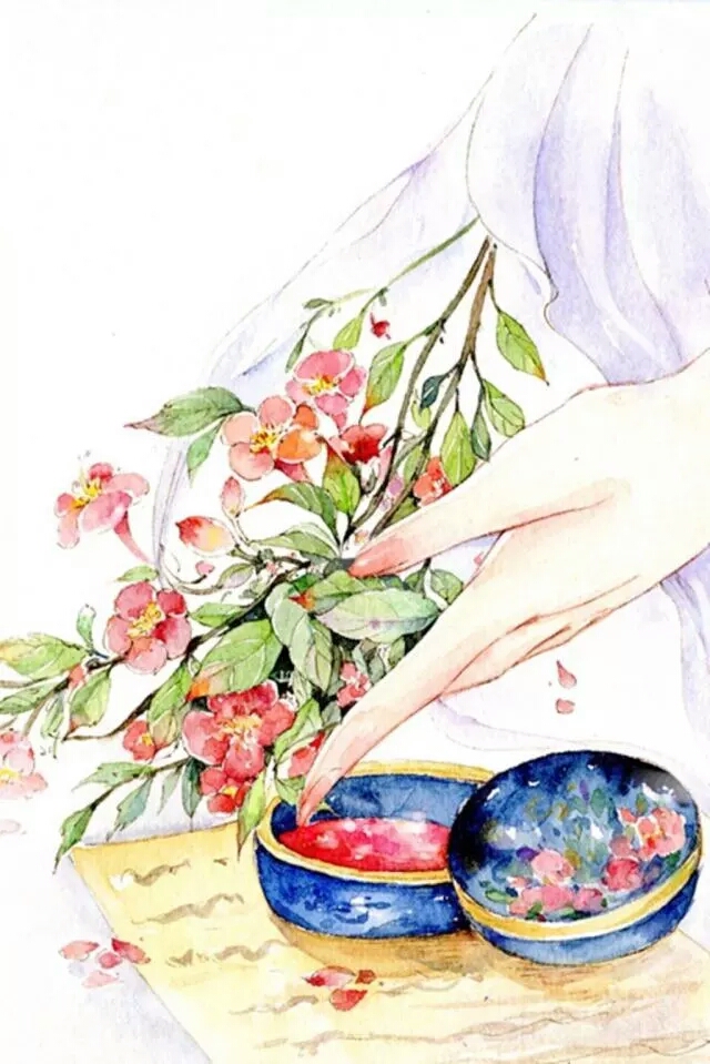 古风版纤纤玉手怎么画