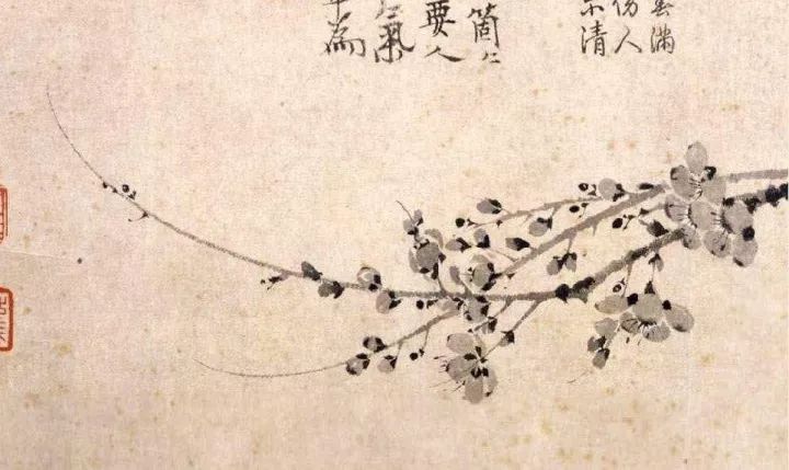 元代王冕墨梅图墨梅图题诗元王冕