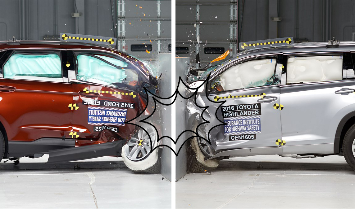 最热七座中型SUV的对决 福特锐界和丰田汉兰达谁更安全？
